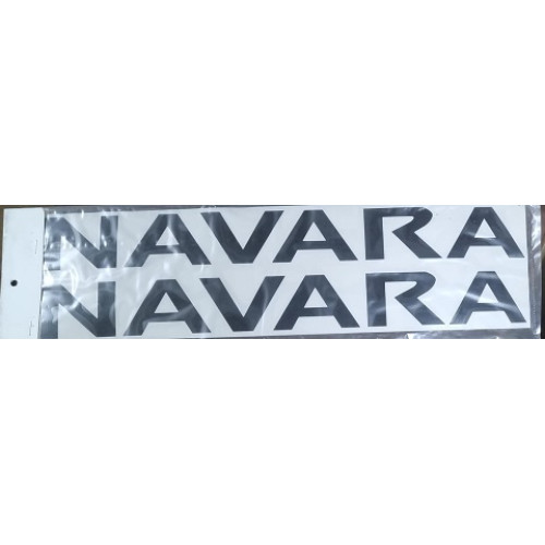 VINYL STICKER-NISSAN NAVARA BLACK VINYL STICKER-NISSAN NAVARA BLACK