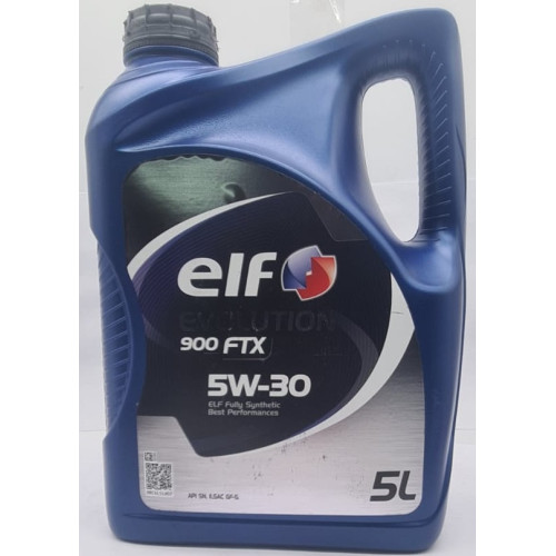 ELF EVOLUTION 5W30 900FTX 5LITRE ELF EVOLUTION 5W30 900FTX 5LITRE